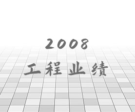 2008年工程业绩